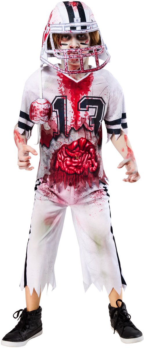 Rubies Zombie-American-Footballer-Kinderkostüm – Größe 11–13 Jahre