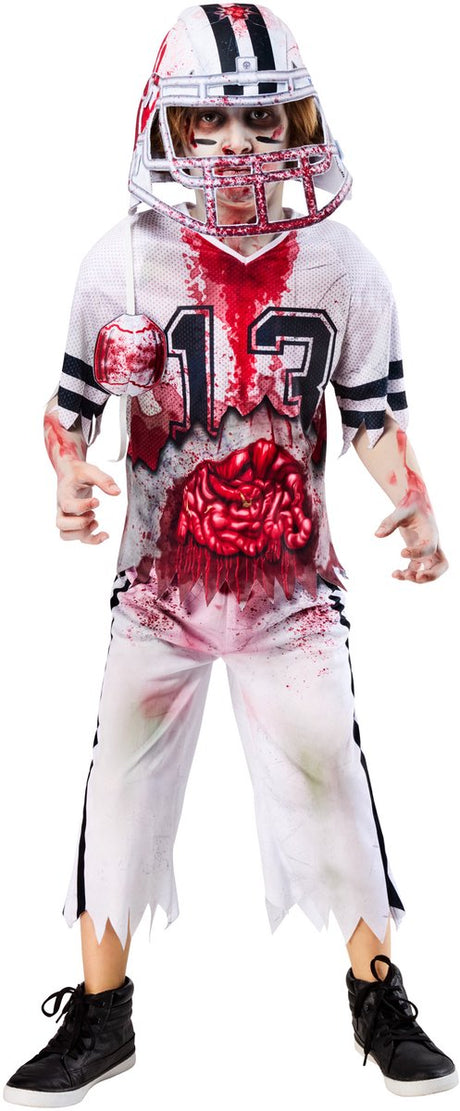 Rubies Zombie-American-Footballer-Kinderkostüm – Größe 9–10 Jahre