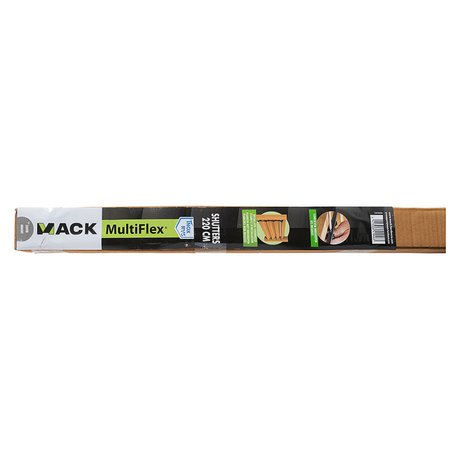 Mack 1074594 - multiflex shutters 220 cm rvs | 2 stuks