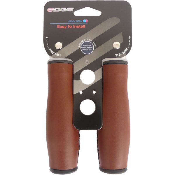 Edge City Griffe - 135 mm künstliches Leder dunkelbraun