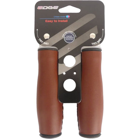 Edge City Griffe - 135 mm künstliches Leder dunkelbraun