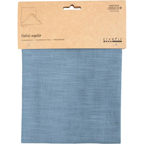 Creativ Company Fabric Servietten -Taube Blau, 42x42cm