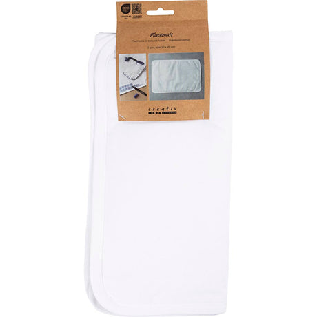 Https: www.cchobby.nl placemats-size-30x45-cm-145-gr-white-2-piece-1-box