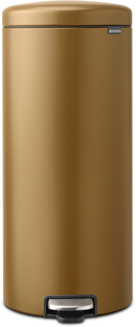 Brabantia Newicon Abfallbehälter – 30 Liter – warmes Messing