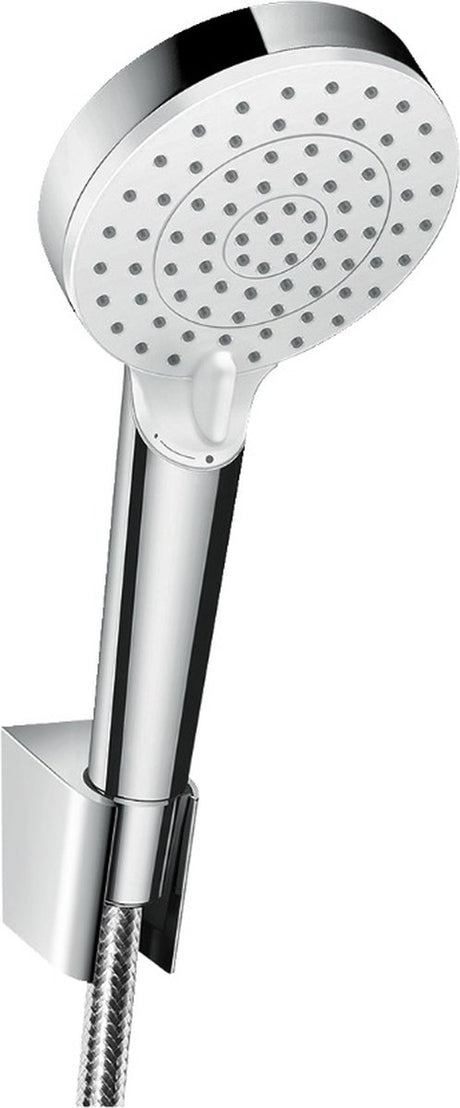 Hansgrohe Crometta Vario Porter-Brauseset Ecosmart mit Schlauch 125 cm weiß chrom
