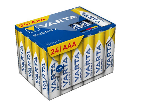 Varta Batterie Energy Alkaline AAA (Karton = 24 Stück)