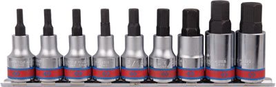 King tony set van imbus stopcontacten 1 2 9cz. 3 16 - 5 8