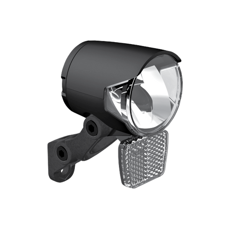 Scheinwerfer HRMANS H -Black MR4 Dynamo - auf Funktion - mit Halter - 100 120 Lumen