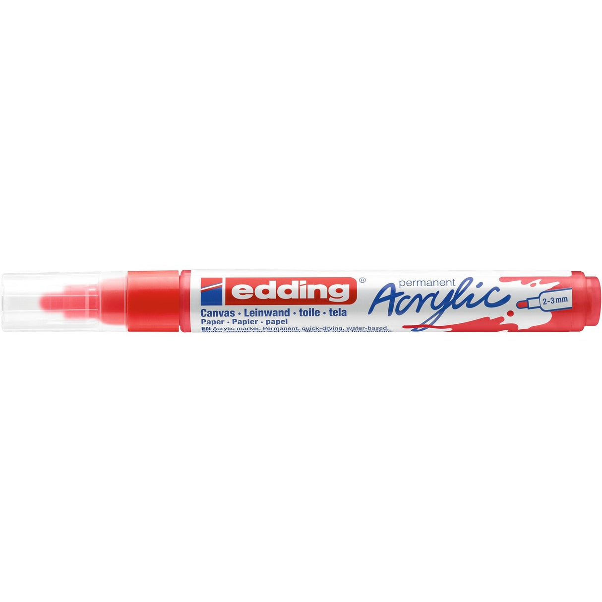 Edding 5000 • acrylmarker medium verkeersrood