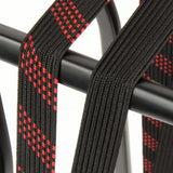 Widek b.v. Widek Sicherheitsgurt SUV Stahlhaken 54cm schwarz leuchtend rot