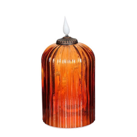 Ideas 4 seasons led kaars tracy ø7,7 x15 cm amber met timer