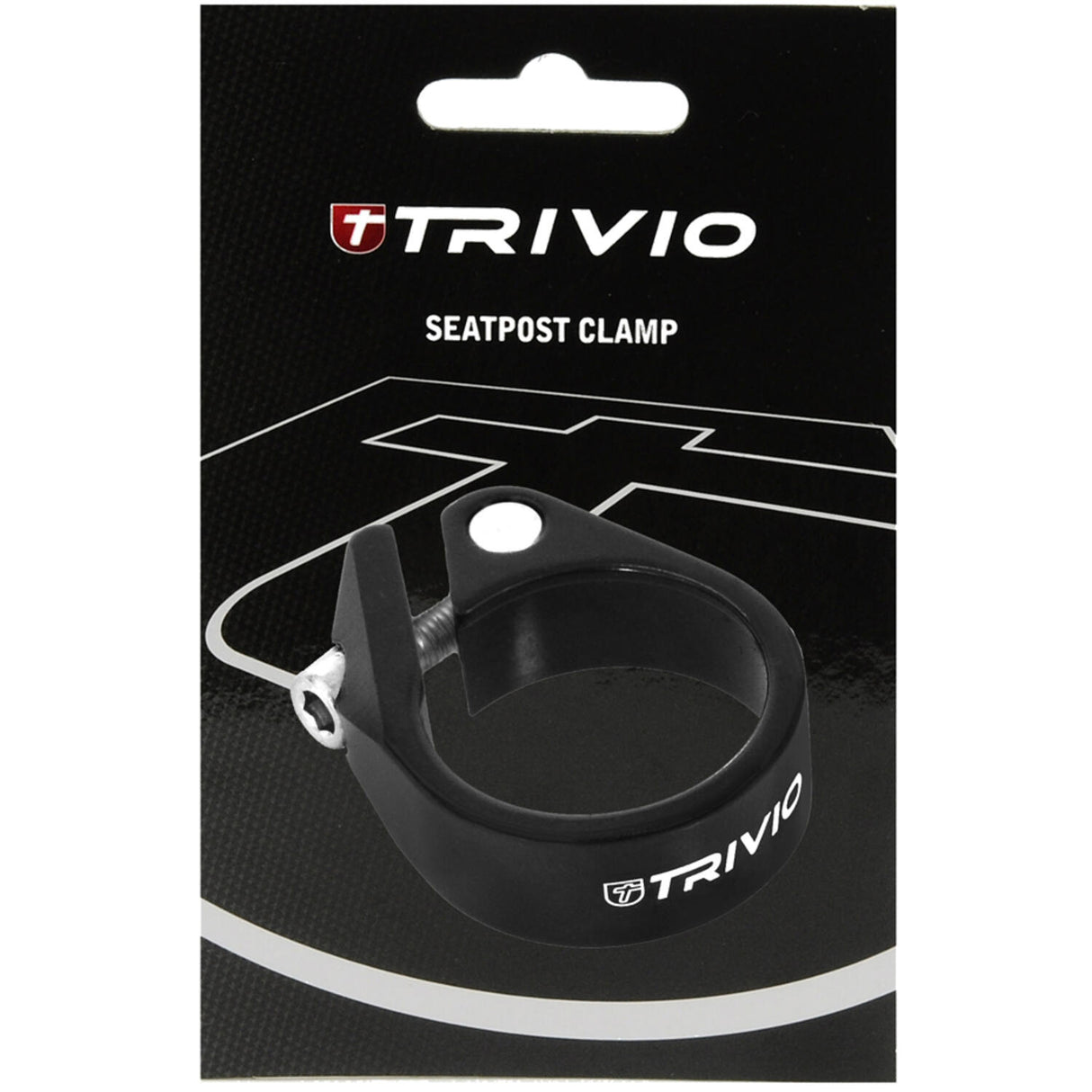 Trivio - Sattelstützenklemme Aluminium schwarz 31,8mm