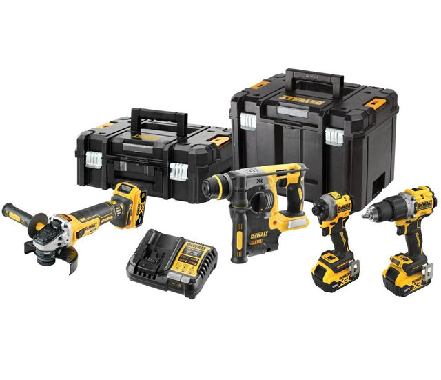 Dewalt combo set 18v dck429p3t (dcd805, dcg405, dch273, dcf850) 3x5,0ah