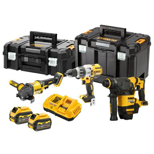 Dewalt combo set 18v dck376t2t (dcd996, dcg418, dch33) 2x5,0ah tstak