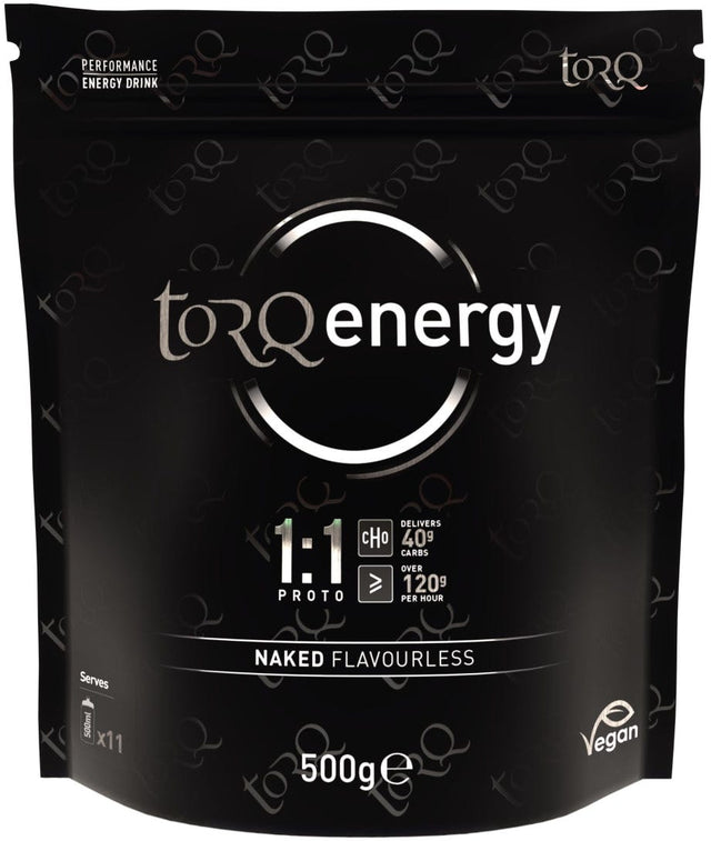 Torq 1:1 energy drink naked 500g pouch