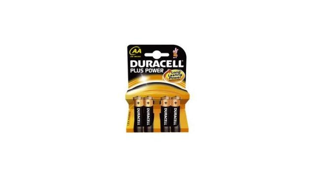 Duracell mn1500p4+power batterie lr6 aa plus