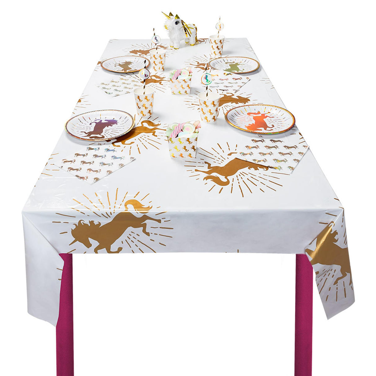 Boland Pappteller Einhorn Set a 10 ø23cm