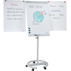 Mobiles Flipchart Franken Pro Mobil Plus FC24R Grau