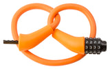 M-Wave-Kabel-Zahlenschloss Silikon 900 x 12 mm – Orange