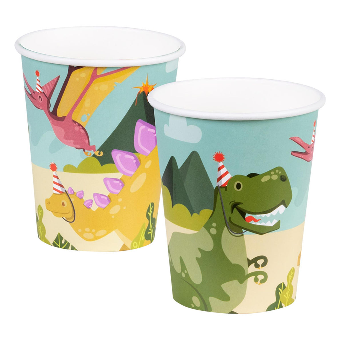 Boland Pappbecher Dino Party 10er Set 21cl