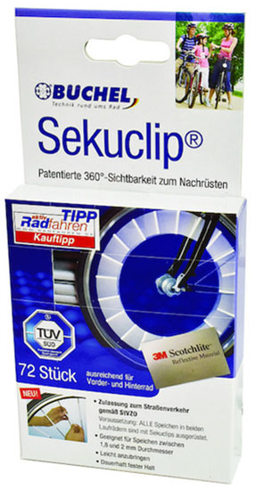 Büchel Reflektoren Sekuclip 80mm 72 Stück