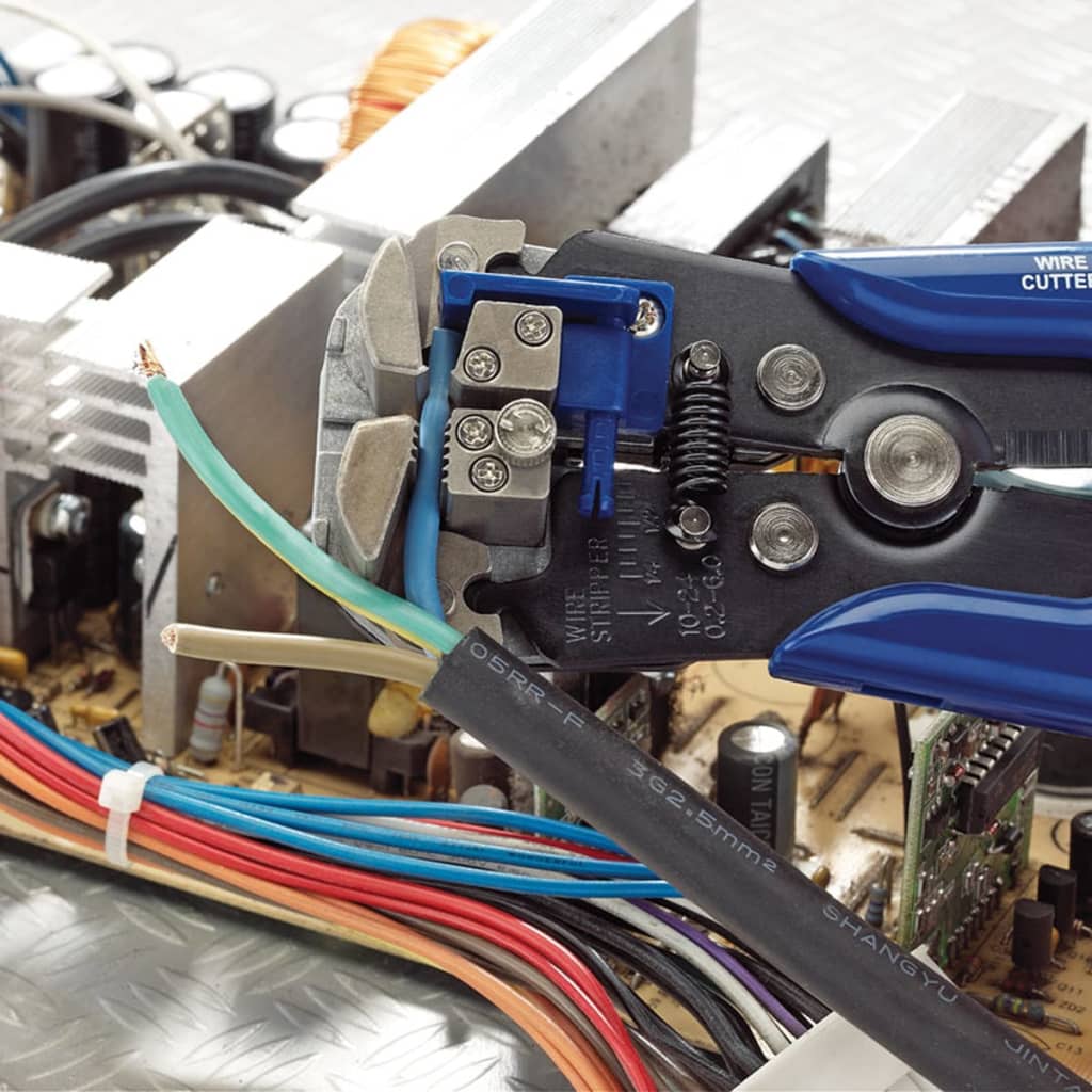 Draper -Werkzeuge Automatische Drahtstripper Krimptang Blue 35385