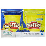 Play-Doh-Grab-and-Go-Beutel + Ton in 2 Farben