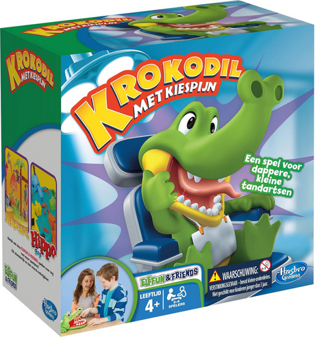 Hasbro Gaming Krokodil mit Zahnschmerzen – Actionspiel – Klassiker – Brettspiel