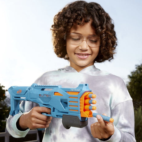 Hasbro Nerf Elite Tetrad – Batterien für Nerf-Blaster