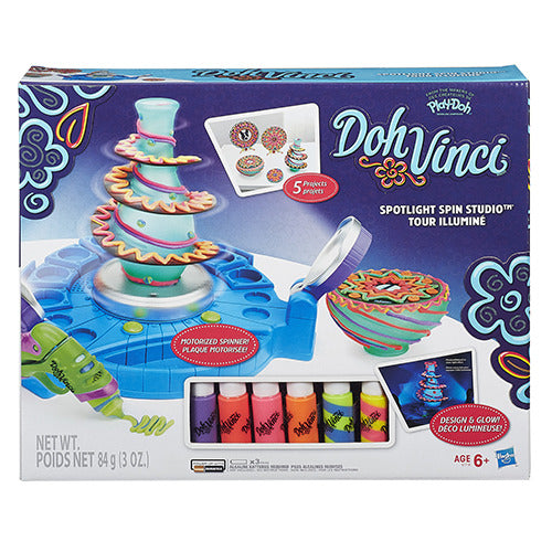 Hasbro Dohvinci Spotlight Plattenspieler Studio + Licht + Zubehör