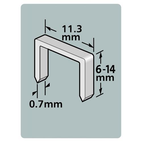 Dutack Heftklammern Serie 53 10 mm CNK 1000 Stück