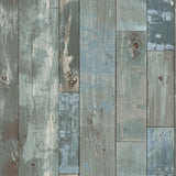 Niederländische Wandverkleidung Tapeten Gerüst Holz graublau