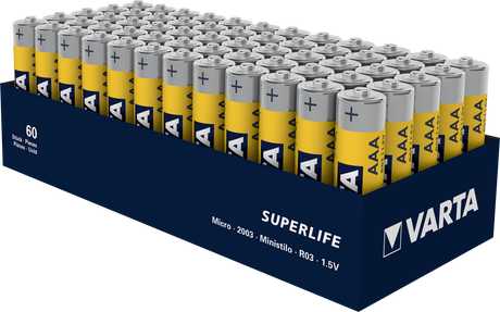 Varta AAA Batterie R3 SuperLife WP Box A 60