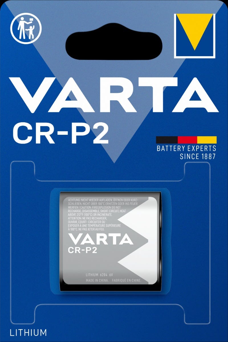 Varta Batterie CR-P2 Shimano Auto D.