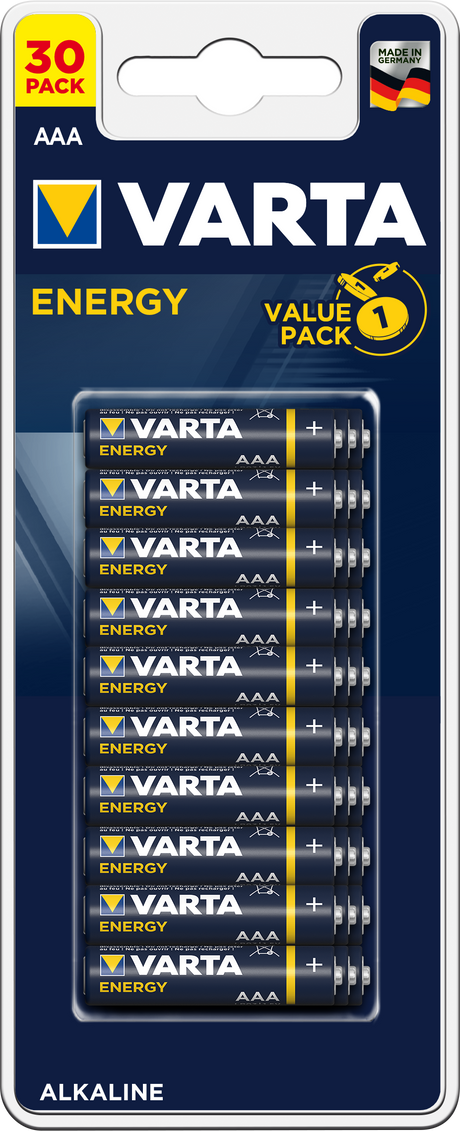 Batterien Energie AAA Varta 30 Stück