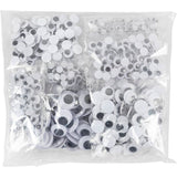 Creativ Company Kulleraugen, nicht selbstklebend, D 6-20 mm, 1100 div. 1 Box