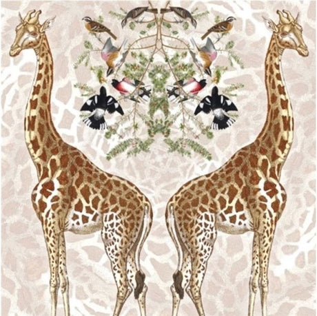 Karte+Umschlag Giraffe. 16x16 cm