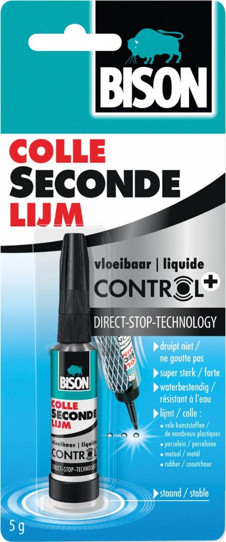 Bison Sekundenkleber Control+ – 5 Gramm