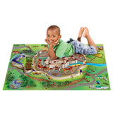 Achoka Spielmatte Burg Mittelalter, 100x150cm