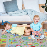 Achoka Speelmat City Roll über Junior 100 x 150 cm PVC