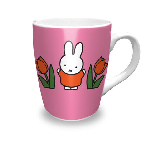 Miffy Tasse Relax Tulpen rosa
