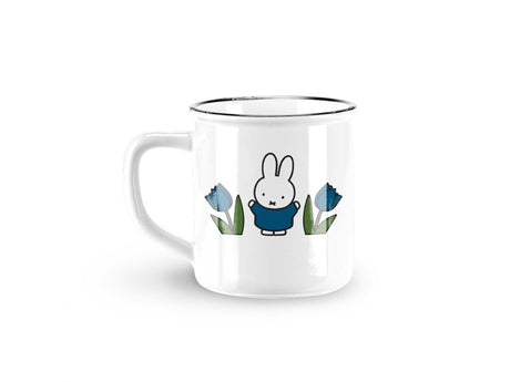 Miffy Becher Tulpen ã˜8xh7,5cm blaue Keramik