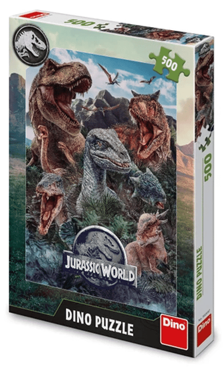 Dinotoys Dino-Puzzle der Jurassic World-Dinosaurier – 500 Teile