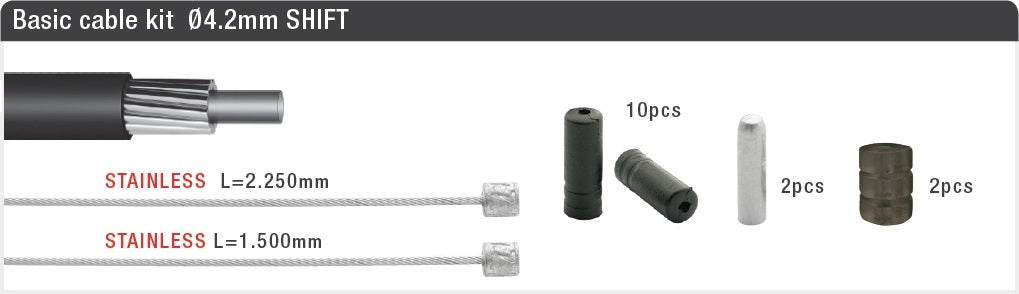 Switch Cable Kit Eledes ATB Race Complete - Weiß (in Box)