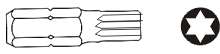 Jonnesway torx-punt t55x30mm 6-kąt.10mm