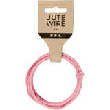 Creativ Company Juteschnur, Stärke 2-4 mm, rosa, 3 m 1 Karton