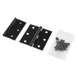 Mack 1071167 - 2 vierkante scharnieren zwart h63 x b63 mm | 5 stuks