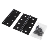 Mack 1071172 - 2 zware scharnieren zwart h 100 x b 75 mm | 5 stuks