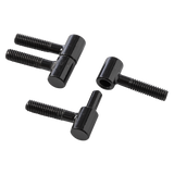 Mack 1071183 - 2 meubel inboorpaumellen zwart ø 9 x 23 mm | 5 stuks