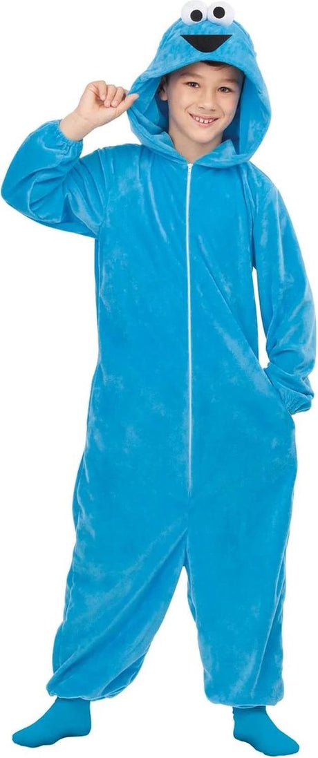 Mom funcompany onesie koekiemonster kostuum kind licentie - 10-12 jaar